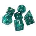 thumbnail image 1 of Ensemble Polyédrique de 7 Pcs D8 D10 D12 D20 pour Jeu de Société 0vert, 1 of 8
