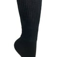 thumbnail image 4 of Lightweight Slouch Socks for Women Extra Thin Black Cotton Socks 3 Pairs Size 9-11, 4 of 4