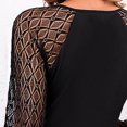 thumbnail image 4 of Moda mujer cuello redondo ahueca hacia fuera la camiseta de manga larga otoño sólido cremallera blusa Tops Fridja hkj625, 4 of 9