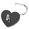 thumbnail image 1 of Heart Lock Metal Key 45x59mm, Exquisite Padlock for Household Decor, Craft Supplies, 1 of 7