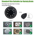 thumbnail image 3 of Livease Universal Large Shower Strainer, 5.5" Drain Cover,Drain Hair Catcher for Shower,Bathroom, 3 of 7