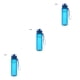 thumbnail image 3 of Botella de agua Billuyoard Taza de plástico portátil A prueba de fugas Azul 400ML, 3 of 6