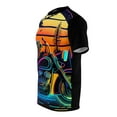 thumbnail image 3 of 1970's Retro Neon Lights Classic Motorcycle T-Shirt (S-3XL), 3 of 7