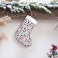 thumbnail image 6 of Salouo Tulips Flowers Print Christmas Stockings,Large Xmas Stocking Set of 1 Holiday and Farmhouse Stocking for Christmas Holiday Party Decoration(17.7*11 Inch), 6 of 7