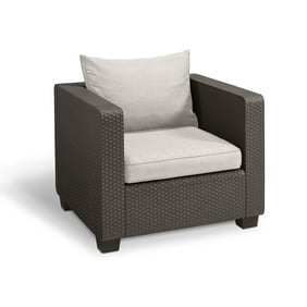 Mainstays Ragan Meadow Ii 7 Piece Outdoor Sectional Sofa Seats 5 Keter Salta Armchair Brown With Sunbrella Cushions Resin Outdoor Patio Furniture