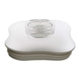 thumbnail image 3 of Blender Lid and Center Cap for Clover Leaf Shaped Oster Blender Jars, White, 3 of 4