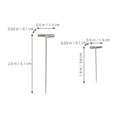 thumbnail image 2 of Soimiss 1Set Stainless Steel Wig Needle for Sewing Durable and Portable Silver Pin, 2 of 6