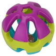 thumbnail image 4 of Cat Toy Ball With Bell, Plastic Pounce Rattle Bell Ball Interactive Toys For Cats Catching Ball With Bell For Stimulate The Cat's Natural Hunting, 4 of 8