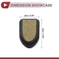 thumbnail image 4 of Ganchos adhesivos para automóviles de 4 Pcs para bolsos y paraguas, ganchos de asiento de automóvil resistentes de tono dorado de plástico 1.18"x0.79", 4 of 7