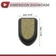 thumbnail image 4 of Ganchos adhesivos para automóviles de 4 Pcs para bolsos y paraguas, ganchos de asiento de automóvil resistentes de tono dorado de plástico 1.18"x0.79", 4 of 7