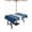 MidnightBlue, variant on Outdoor Tablecloth with Umbrella Hole, Black White Stripe Spillproof Waterproof Outdoor Table Cover, Modern Rustic Vertical Striped Patio Tablecloths for Party Picnic Camping, Rectangle 52"x70"