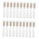 thumbnail image 1 of Qarigey 20 Pieces Lash Shampoo Brushes Cosmetic Off Remover Peel Lash Tool Pinceles de maquillaje y herramientas Oro plateado, 1 of 1