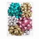 thumbnail image 4 of Surtido de lazos de regalo WRAPAHOLIC Glitter (12 lazos) dorados y plateados, 4 of 7