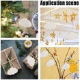 thumbnail image 3 of 1Set 20PCS Shell Wooden Cutout Unfinished Blank Wood Hanging Slices Ornaments Sets with Hole Ropes Pendants for DIY Crafts Wedding Christmas Birthday Themed Party Decoration Painting Arts DIY, 3 of 6
