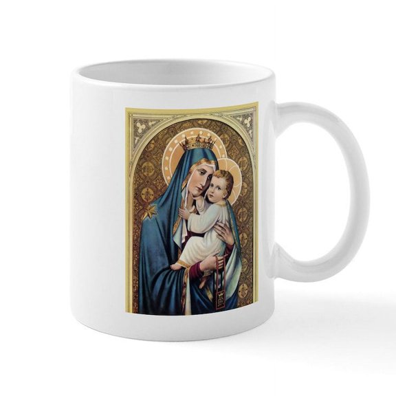 CafePress - Our Lady Of Mount Carmel Mugs - 11 oz Ceramic Mug - Novelty Coffee Tea Cup