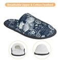 thumbnail image 3 of Sigee Sailing Cruises Nautical for Cozy Furry Slippers Super Soft Indoor and Outdoor Use, Non-Slip Sole Slip On House Slippers-Large, 3 of 8