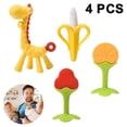 thumbnail image 1 of Palo mordedor para bebé - plátano + naranja + fresa + jirafa + caja Xemadio 222041, 1 of 9
