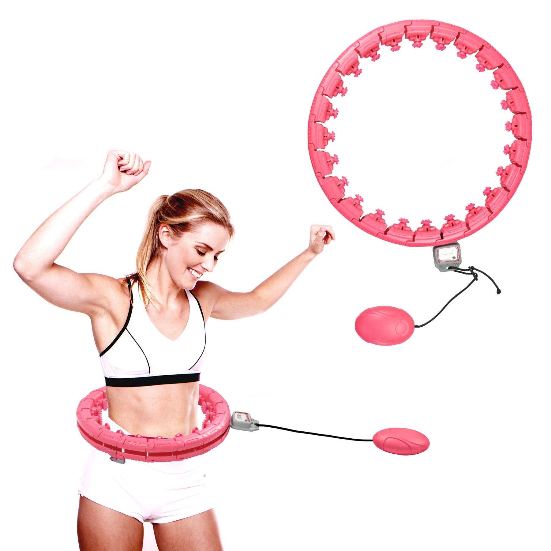 Weight Loss Hula Hoop GLITTER Hula Hoops For Adults Women Men Fitness Activity 
