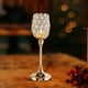 thumbnail image 3 of Candelabro de cristal de metal dorado para decoración de bodas. L, 3 of 8