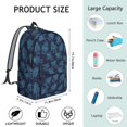 thumbnail image 5 of Robot and Robots Blue Pattern Backpack for School, Cute School Bag with Adjustable Shoulder Straps and Padded Back, 15.7"x11.8"x5.5", 5 of 5