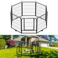 thumbnail image 2 of Yeshouse Commercial-Grade Foldable 32 Inch Dog Playpen for Small/Medium Dogs | Secure Lock Metal Pet Fence, Quick Assembly for Backyard, Travel & Home Use – Weatherproof Exercise Pen, 2 of 7