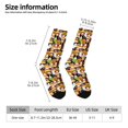 thumbnail image 4 of Goofa Halloween1 Printed Men's Crew Socks, Soft Durable Breathable Moisture-Wicking with Odor Control Cotton socks, 4 of 9