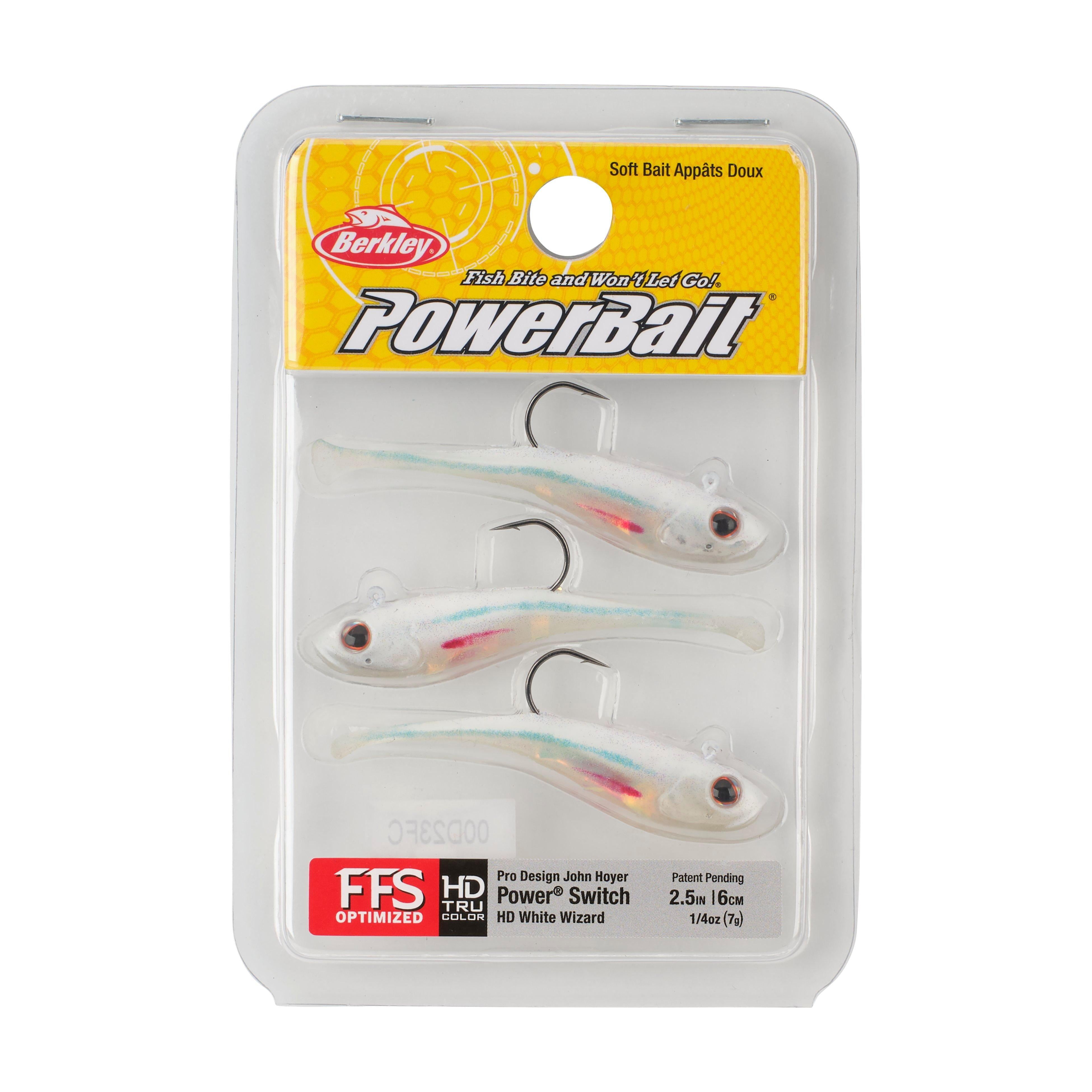 Berkley PowerBait® Power® Switch, 2.5 in, HD White Wizard