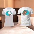 thumbnail image 3 of Duo De Playeras De Bubu y Dudu Descansando En Sofa Diseños En Pareja Color Blanco Talla Mediana Marca Emil SaEs, 3 of 4