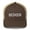 Brown/ Khaki, variant on Boxer Trucker Hat - Top Dog (Red)
