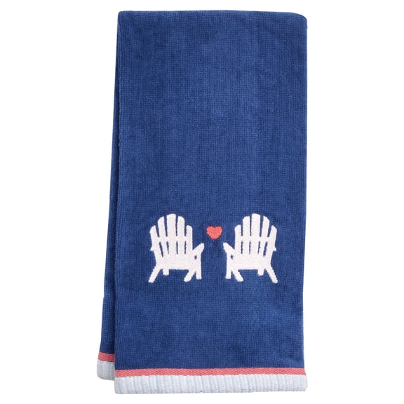 RITZ 100% Cotton Summer Hand Towels, Set of 2, Adirondack