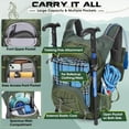 thumbnail image 4 of Mochila de hidratación RAINSMORE de 18 litros con bolsa de agua para senderismo, 4 of 9
