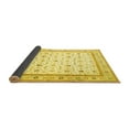 thumbnail image 2 of Ahgly Company Indoor Round Persian Yellow Traditional Area Rugs, 4' Round, 2 of 4