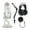 White, variant on BLUE Microphones Yeti Blackout USB Microphone with Knox Gear Stand, Studio Headphones and Pop Filter