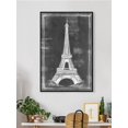 thumbnail image 2 of Eiffel Tower Chalk Art Wrapped Canvas -Ethan Harper Designs,, 2 of 3