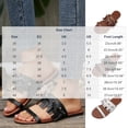 thumbnail image 3 of Summer Womens Plus Size Sandals Fashionable and Casual Style Outer Wear Strap Flat Beach Slippers, 3 of 9