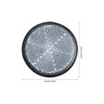 thumbnail image 2 of HAMPPLIES Bike Reflectors with Screw Design for Easy Installation Plastic Black Ultra Bright for Bike 2Pcs, 2 of 8