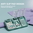 thumbnail image 4 of Pill Crusher Cutter Splitter, SOATUTO 3 in 1 Multi-Functional Pill Cutter Crusher, Portable Travel Purse Pill Box Case Holder, Medicine Grinder Container for Cutting Vitamin Tablet - Green, 4 of 9