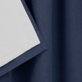 thumbnail image 7 of Gap Home Lined Multi-Nep Organic Cotton Room Darkening Rod Pocket Window Curtain Pair Navy 48 x 63, 7 of 7