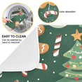 thumbnail image 2 of Yayeee Dish Drying Mat for Kitchen Counter 18"x24" Microfiber Absorbent Pad, Brown Christmas Gingerbread, 2 of 7