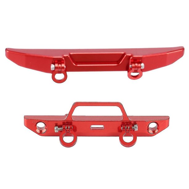 Parachoques delantero y trasero de metal con gancho de remolque para Axial Scx24 Axi00005,1