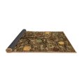 thumbnail image 2 of Ahgly Company Indoor Square Abstract Brown Modern Area Rugs, 6' Square, 2 of 4
