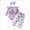 A192---Light Purple, variant on 9-12 Months Teen Newborn Baby Girl Clothes Outfit Ruffle Romper Tops Floral Pants Outfit Fall Winter Clothing Light Purple Girl Winter Sleepwear Set