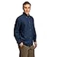 thumbnail image 3 of Port & Company Long Sleeve Denim Shirt, Ink Blue M, 3 of 3