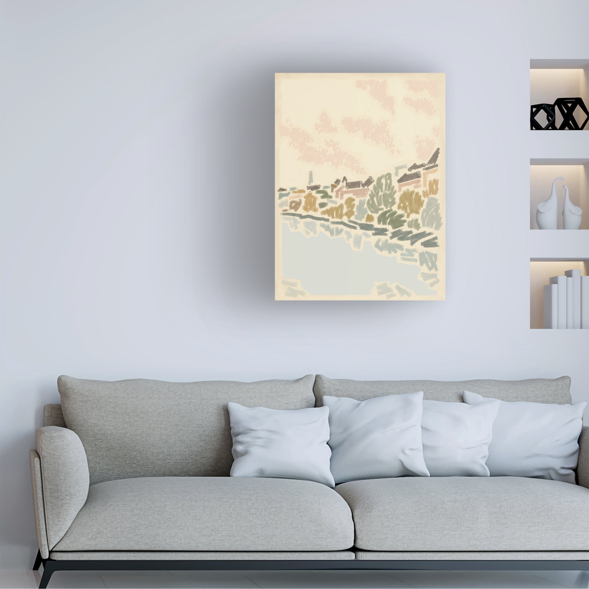 Jacob Green 'Paysage de Poitiers II' Canvas Art