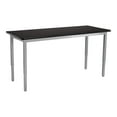 thumbnail image 1 of NPS SLT 8 Série 30x60" Table de Laboratoire en Métal avec HPL Haut en Noir, 1 of 3