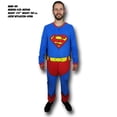 thumbnail image 6 of Superman Mens Blue Union Suit Onesie with Cape | XL, 6 of 6