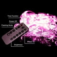 thumbnail image 2 of SUGARMOM  300 LED Pink Curtain String Lights Twinkle Fairy Lights for Bedroom with 8 Lighting Modes USB Christmas Lights for Party Home Bedroom Indoor Wall Room Decor (9.8*9.8ft Pink), 2 of 5