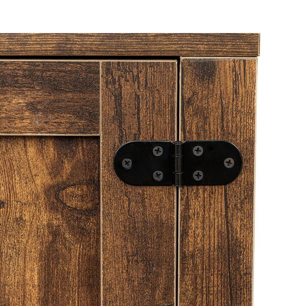 Kadyn Farmhouse TV Stand, Wood TV Cabinet with Storage, Entertainment Center TV Console for Living Room, Rustic Brown Kadyn Farmhouse TV Stand, Wood TV Cabinet with Storage, Entertainment Center TV Console for Living Room, Rustic Brown