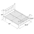 thumbnail image 5 of DHP Manila White Metal Bed, 5 of 5