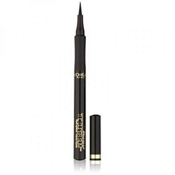 L'Oreal Paris Infallible The Super Slim Liquid Eyeliner, Black 400, 0.034 fl oz (1 Pack)